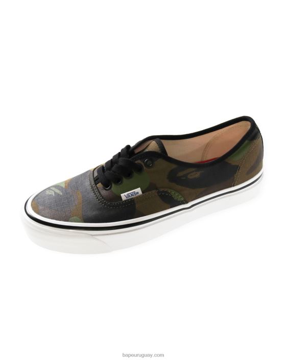 bape x vans 1st camuflaje auténtico hombres ejercito verde 26D80725