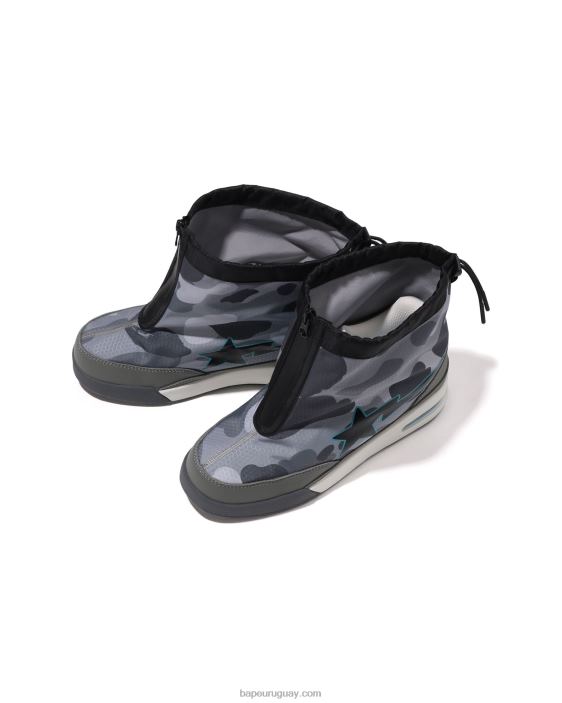 nido de abeja camo zip road sta m2 hombres gris 26D80671 A Bathing Ape