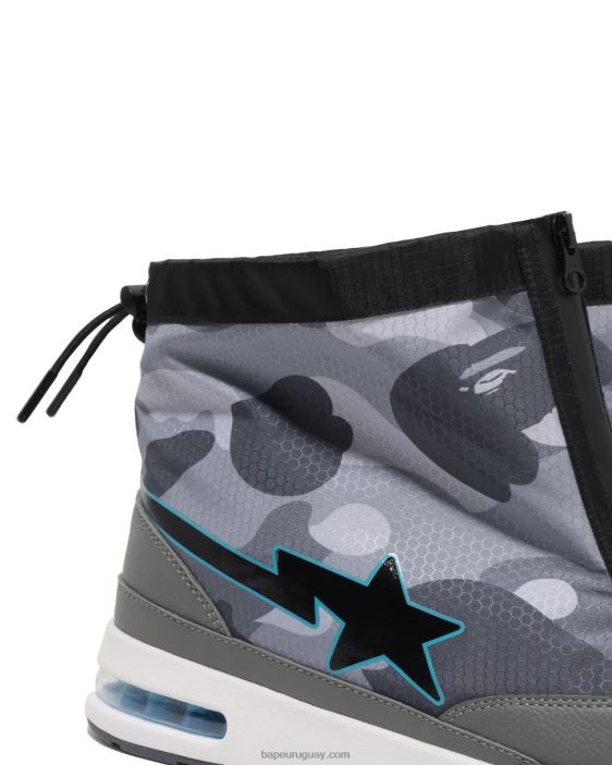 nido de abeja camo zip road sta m2 hombres gris 26D80671 A Bathing Ape