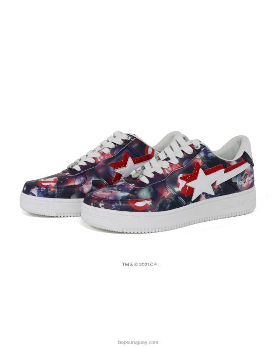 x cazafantasmas camuflaje bebé milo doble bajo hombres púrpura 26D80739 A Bathing Ape