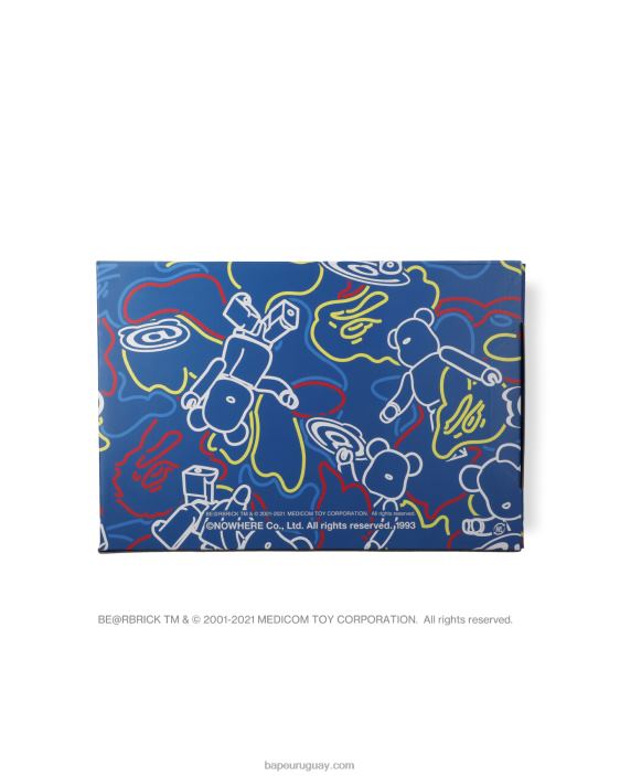 zapatillas bape sta x medicom toy be r camo m1 hombres azul claro 26D80735