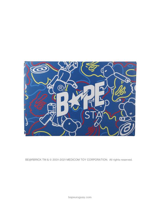 zapatillas bape sta x medicom toy be r camo m1 hombres azul claro 26D80735