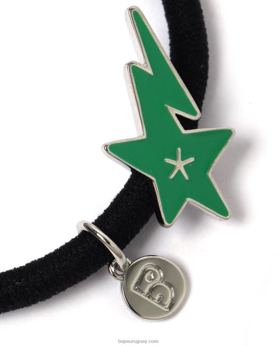 diadema con logo mujer Esmeralda 26D801116 A Bathing Ape