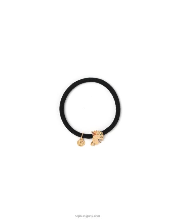 diadema dorada con logo mujer caso 26D801124 A Bathing Ape