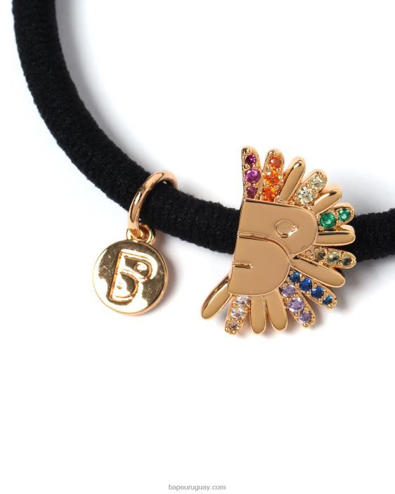 diadema dorada con logo mujer caso 26D801124 A Bathing Ape