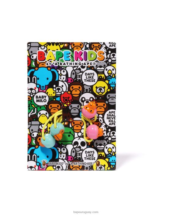 juego de bandas de goma para el cabello baby milo mujer azul claro 26D801073 A Bathing Ape