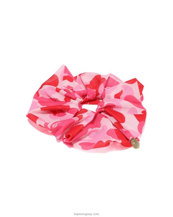scrunchie camuflaje abc mujer rosa 26D801064 A Bathing Ape