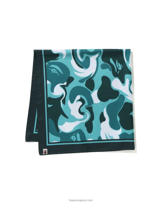 bufanda de camuflaje de mármol mujer menta 26D801152 A Bathing Ape