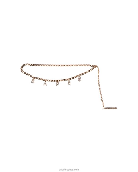 cadena del vientre mujer oro 26D801140 A Bathing Ape