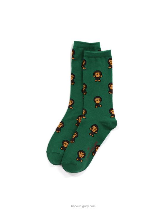 bebé milo calcetines mujer Esmeralda 26D801160 A Bathing Ape