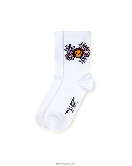 bebé milo calcetines mujer blanco 26D801099 A Bathing Ape