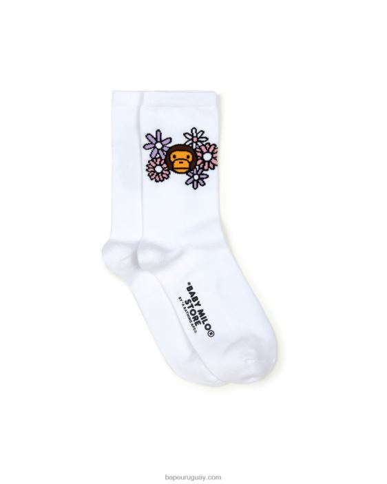 bebé milo calcetines mujer blanco 26D801099 A Bathing Ape
