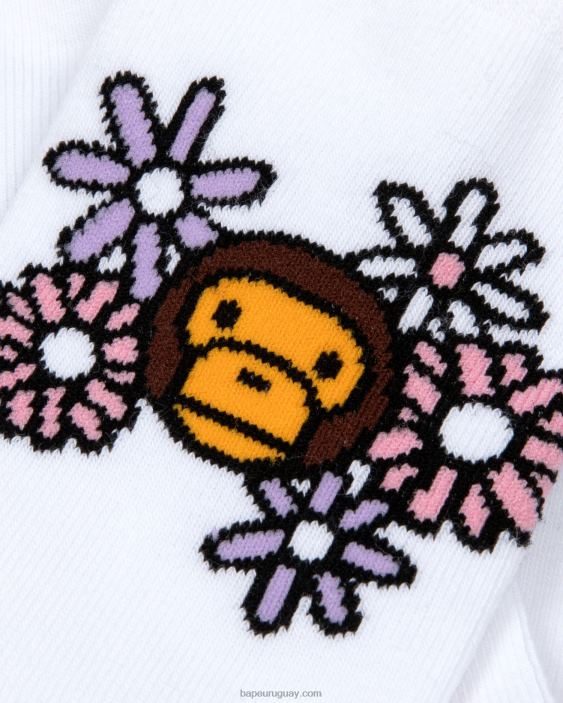 bebé milo calcetines mujer blanco 26D801099 A Bathing Ape