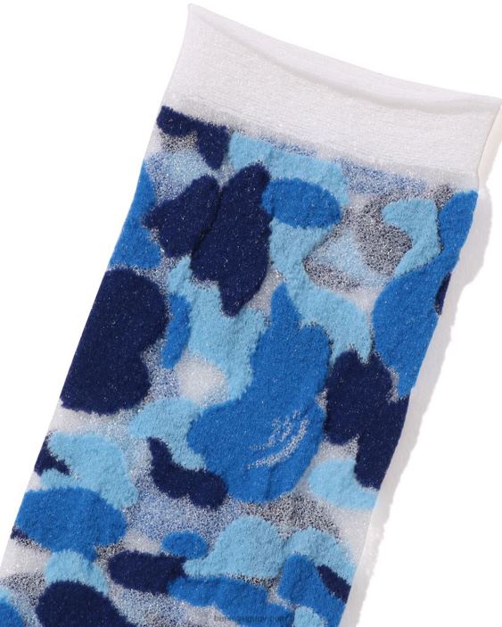 calcetines transparentes abc camuflaje mujer azul claro 26D801065 A Bathing Ape