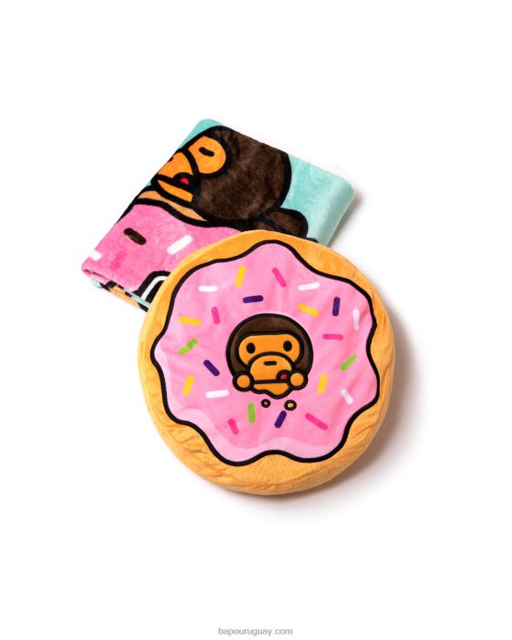 cobija y cojin bebe milo mujer verde claro 26D801103 A Bathing Ape