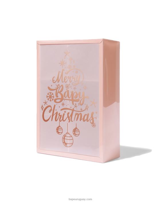 conjunto de adornos de logotipo de navidad mujer Rosa palido 26D801192 A Bathing Ape