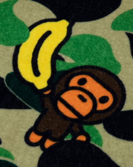 manta bebe milo mujer verde claro 26D801097 A Bathing Ape