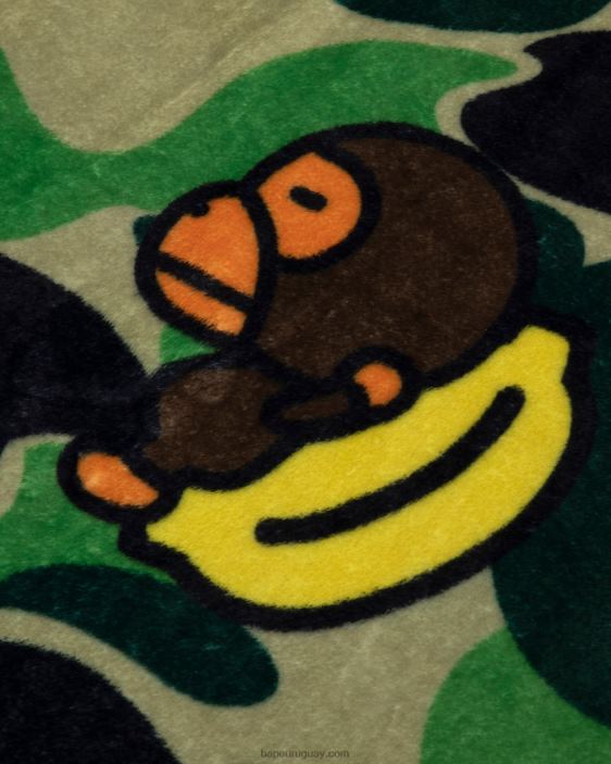 manta bebe milo mujer verde claro 26D801097 A Bathing Ape