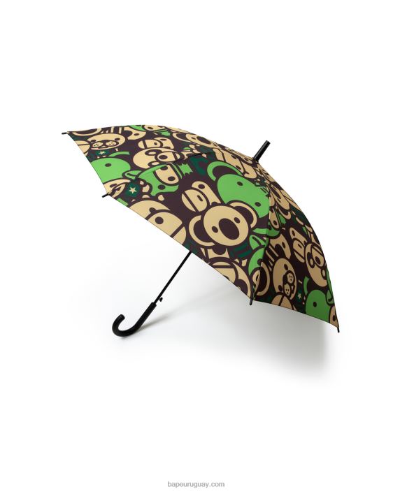 paraguas bebe milo mujer ejercito verde 26D801078 A Bathing Ape