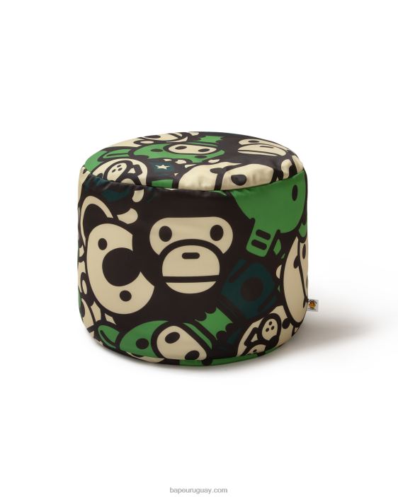 puf bebe milo mujer ejercito verde 26D801136 A Bathing Ape