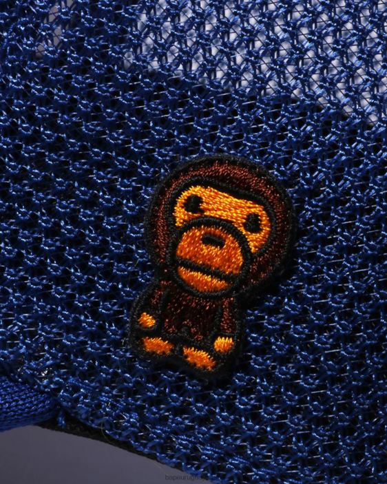 gorra de malla con bordado baby milo mujer azul 26D801142 A Bathing Ape