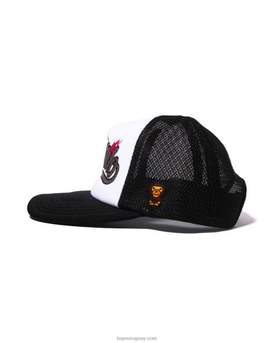 gorra de malla con bordado baby milo mujer negro 26D801141 A Bathing Ape