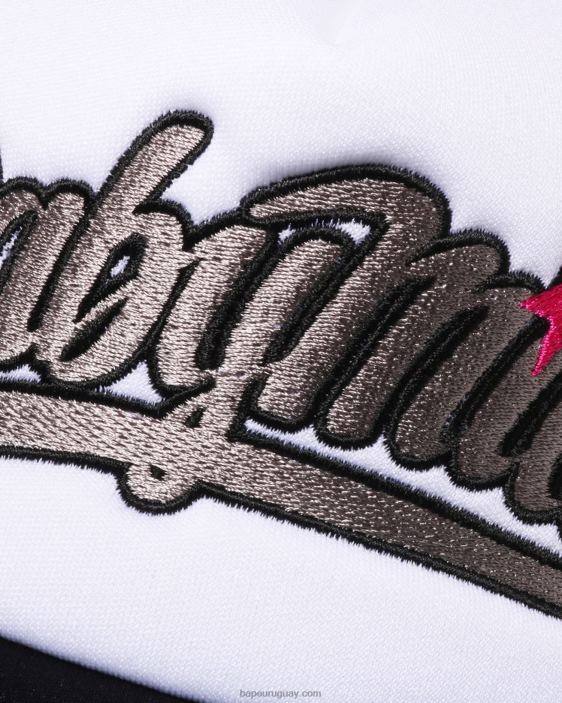 gorra de malla con bordado baby milo mujer negro 26D801141 A Bathing Ape