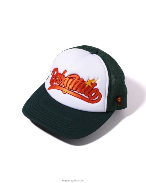 gorra de malla con bordado baby milo mujer selva profunda 26D801143 A Bathing Ape