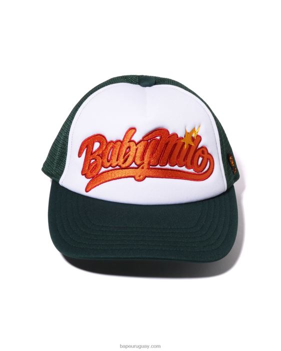gorra de malla con bordado baby milo mujer selva profunda 26D801143 A Bathing Ape