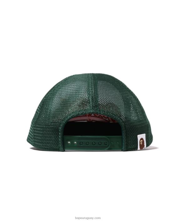 gorra de malla con bordado baby milo mujer selva profunda 26D801143 A Bathing Ape
