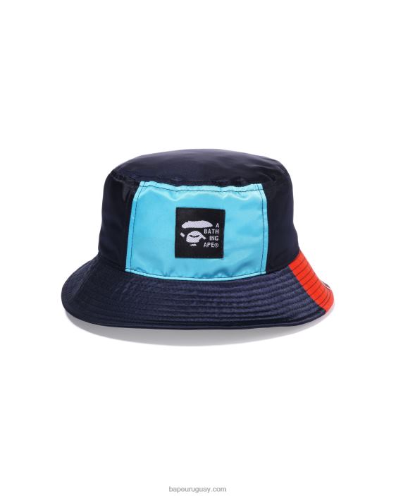 sombrero de pescador con bloques de color mujer caso 26D801148 A Bathing Ape