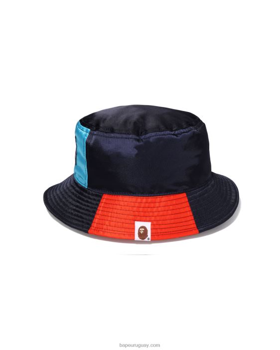 sombrero de pescador con bloques de color mujer caso 26D801148 A Bathing Ape
