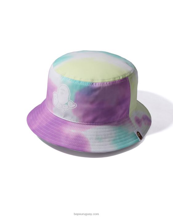 sombrero de pescador con efecto tie-dye mujer caso 26D801150 A Bathing Ape
