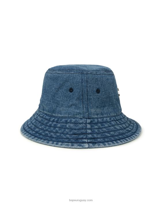 sombrero de pescador de mezclilla mujer mezclilla 26D801084 A Bathing Ape