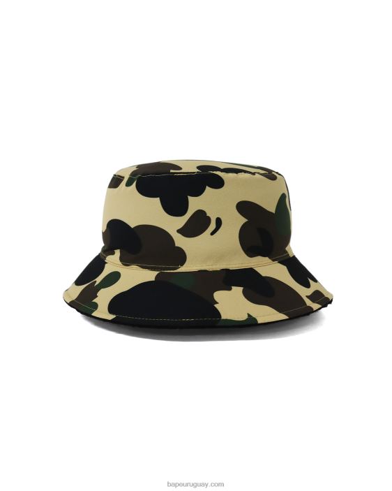 sombrero de pescador reversible 1st camo boa mujer negro 26D801155 A Bathing Ape
