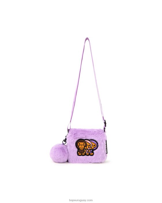 bandolera pequeña mujer púrpura 26D801131 A Bathing Ape