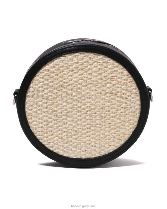 bolso de hombro baby milo basket mujer negro 26D801151 A Bathing Ape