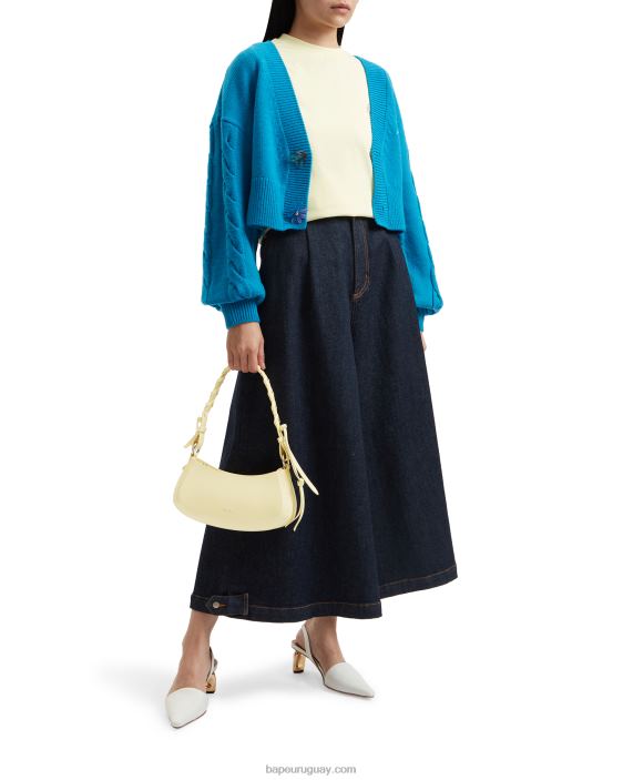 bolsa con asa superior retorcida mujer amarillo suave 26D801263 A Bathing Ape