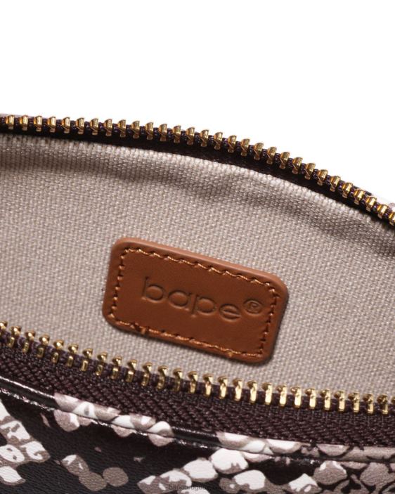 bolso de mano con motivo de serpiente mujer beige 26D801108 A Bathing Ape