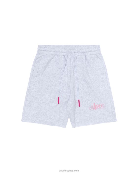 bermudas con logo mujer gris 26D80960 A Bathing Ape