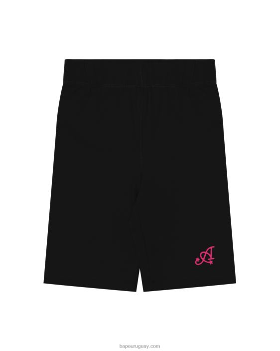 pantalones cortos ajustados mujer negro 26D80941 A Bathing Ape