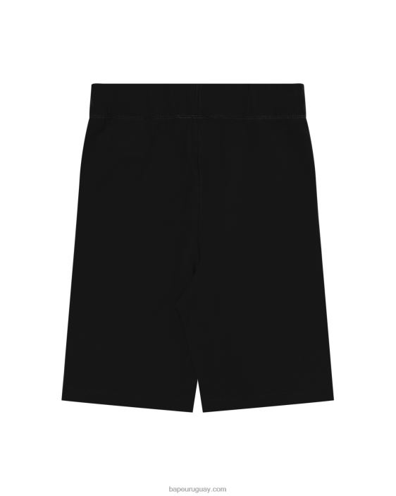 pantalones cortos ajustados mujer negro 26D80941 A Bathing Ape