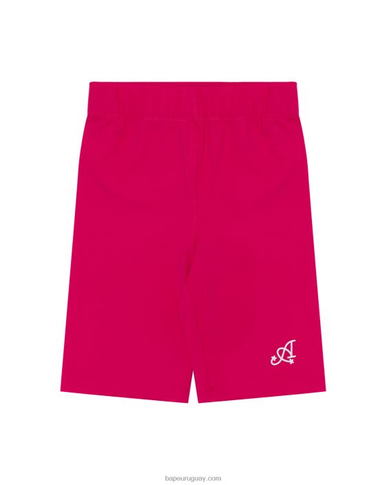 pantalones cortos ajustados mujer rosa carmín 26D80942 A Bathing Ape