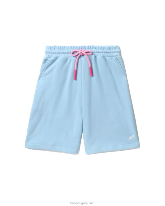 shorts deportivos con logo mujer cielo azul 26D80883 A Bathing Ape