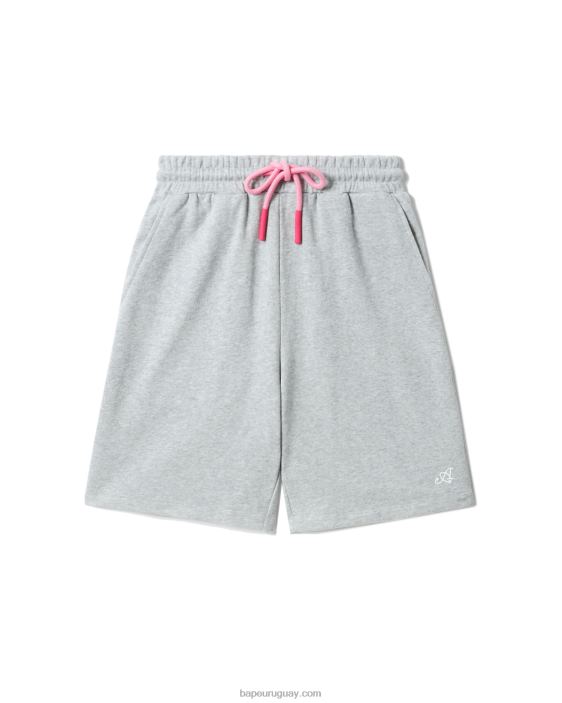 shorts deportivos con logo mujer gris 26D80886 A Bathing Ape