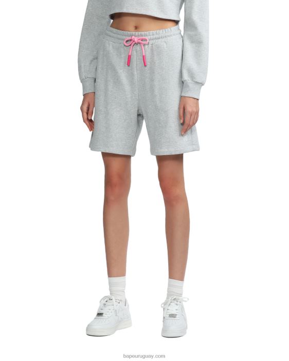 shorts deportivos con logo mujer gris 26D80886 A Bathing Ape