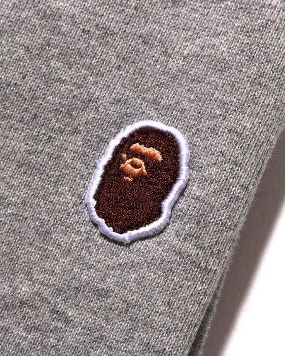 shorts deportivos de un punto mujer gris 26D80894 A Bathing Ape