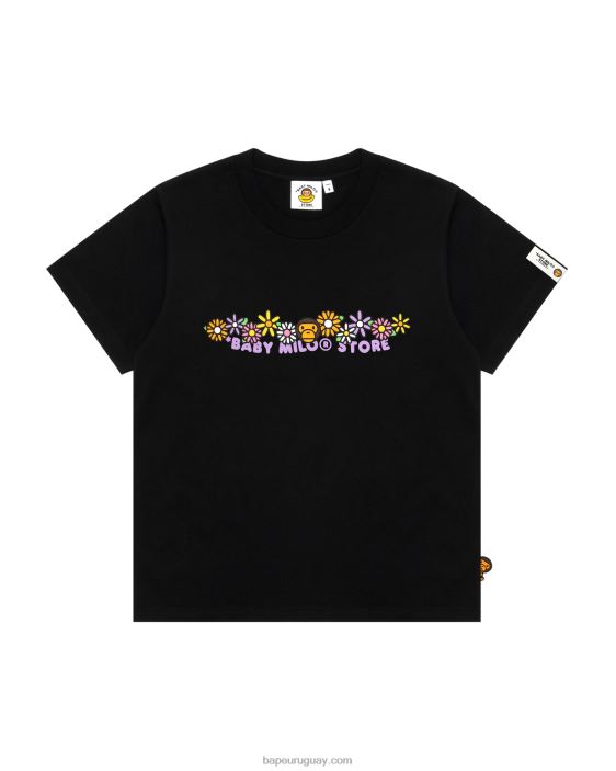 camiseta baby milo slim fit mujer negro 26D80810 A Bathing Ape