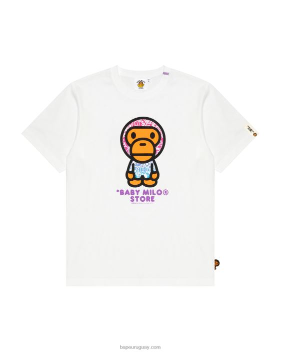 camiseta bebé milo mujer blanco 26D80857 A Bathing Ape