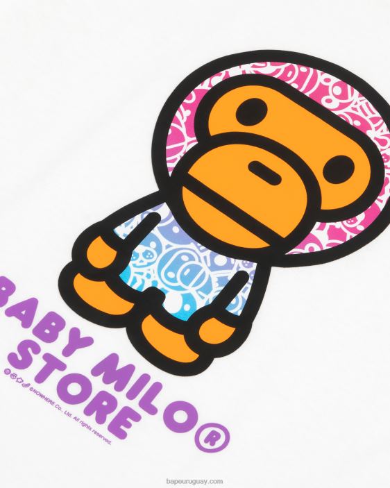 camiseta bebé milo mujer blanco 26D80857 A Bathing Ape